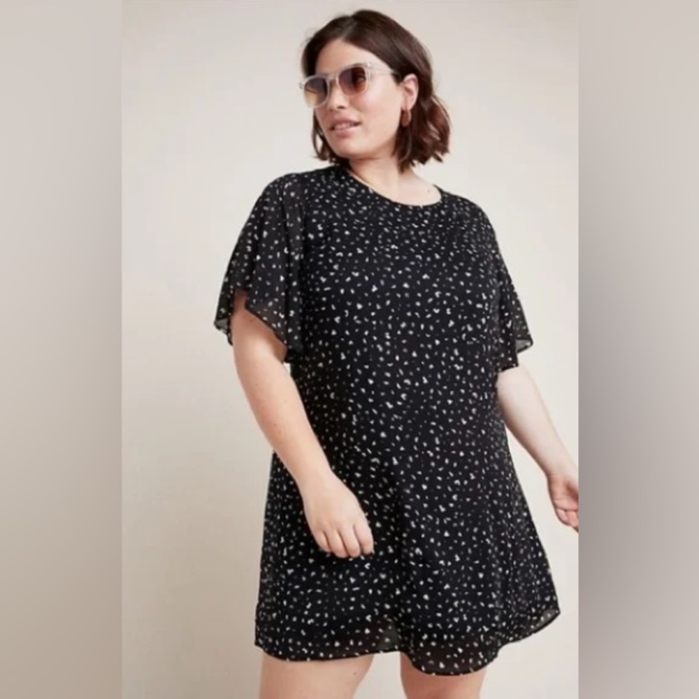Boho Indie Anthropologie cloth & stone Sweetheart Tunic Dress - Size XL